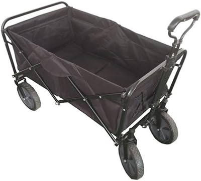 Chariot de camping pliable multi-usage r-2022, noir