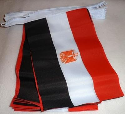 Drapeaux égyptiens de 6 mètres, 20 drapeaux 9" x 6" - drapeaux égyptiens 15 x 21 cm. Des économies substantielles vous attendent sur Diaytar