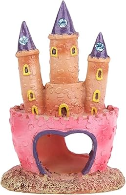 Amatir château en forme de cœur pour la décoration d'aquarium - décorations d'aquarium cachette de poisson maison de château mignonne pour filles cadeau jouet. Des produits authentiques à prix réduits sur Diaytar Sénégal
