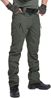 Pantalon tactique extensible léger d'extérieur pour hommes, pantalon de randonnée de travail
