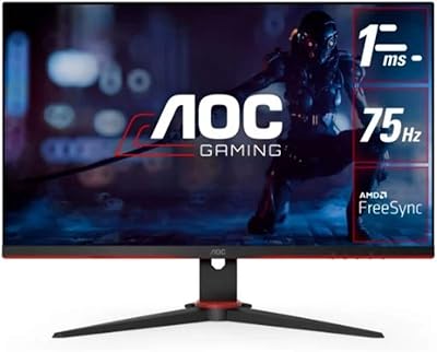 Moniteur ips de jeu sans cadre aoc 24g2 24\", fhd 1080p, 1 ms 144 hz, freesync, hdmi/dp/vga, hauteur réglable, garantie zéro pixel mort de 3 ans, noir/rouge. Diaytar Sénégal : Qualité garantie, prix imbattables, livraison rapide
