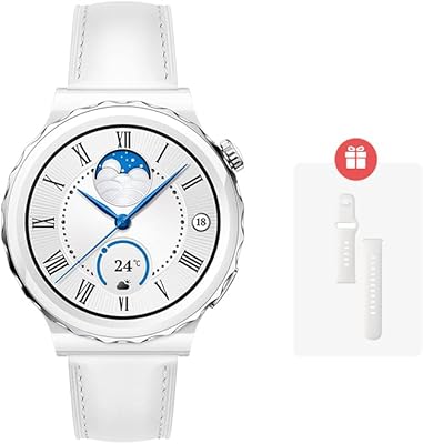 Montre intelligente huawei gt 3 pro + bracelet, 43 mm, mode plongée libre