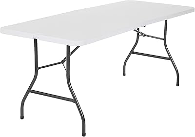 Table pliante centrale robuste ecv parfaite pour l'artisanat et les événements en plein