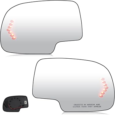 Yux moto rétroviseur latéral chauffant en verre pour conducteur gauche et passager droit de remplacement pour chevrolet silverado avalanche suburban 1500 hd 2500 3500 tahoe gmc sierra yukon cadillac escalade 88944391. Électroménager, mode, beauté... Diaytar a tout en stock