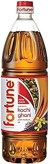 Huile de moutarde pure fortune premium kachi ghani, bouteille pet de 500 ml