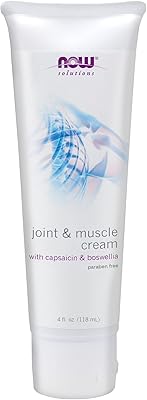 Now solutions crème articulaires et musculaires avec capsaïcine et boswellia sans paraben, 118