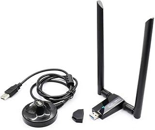 Adaptateur wifi usb 3.0, adaptateur réseau sans fil double bande 2,4/5,0 ghz