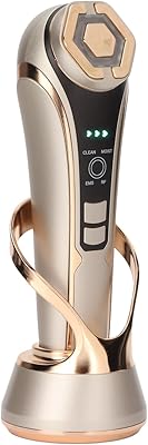 Équipement de beauté du visage pehub rf, ions négatifs lumineux, micro-courant positif, élimine