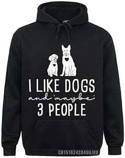 Chemises de mode funny dog sweat-shirt pour chien drôle j'aime les chiens et 3 personnes pulls uniques sweats à capuche pour hommes sweatshirts (noir, xxl). Diaytar : L'excellence du service, la douceur des prix