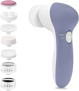Brosse nettoyante pour le visage : brosses nettoyantes électriques rotatives pour le visage