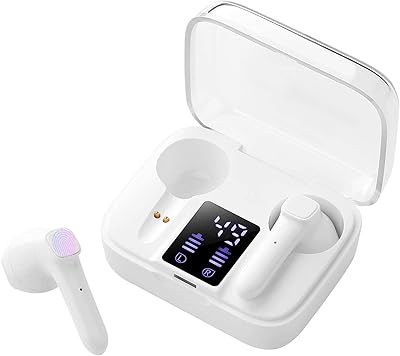 Écouteurs sans fil alecdon bluetooth 5.0, son stéréo, micro intégré, 20 heures