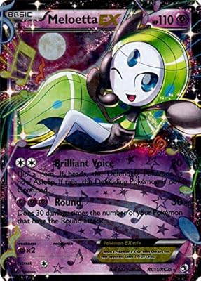 Pokémon meloetta-ex (rc11 rc25) trésors légendaires