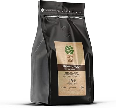 Café en grains expresso moka cuba east de première qualité, 80 % arabica