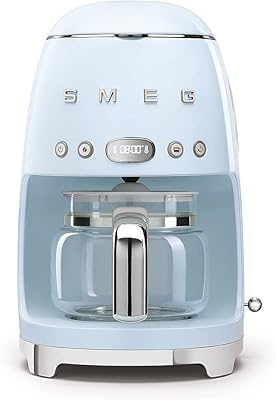 Cafetière smeg dcf02pbuk au design classique des années 1950 capacité de 10 tasses