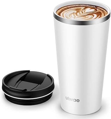 Tasse à café isotherme en céramique alway, tasse de voyage de 18 oz