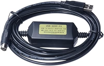 Câble de programmation usb washingli pour mitsubishi plc séries fx3u et fx