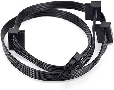 Câble d'alimentation de remplacement zahra 5 broches vers 3 sata pour cooler master