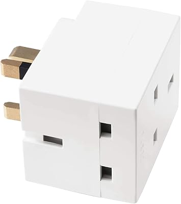 Ikea koppla - prise adaptateur 3 voies, blanc - royaume-uni/eau