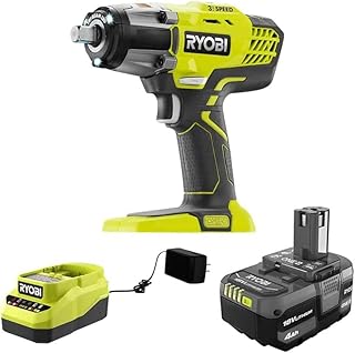 Kit de clé à chocs sans fil ryobi p261 18 volts 1 +