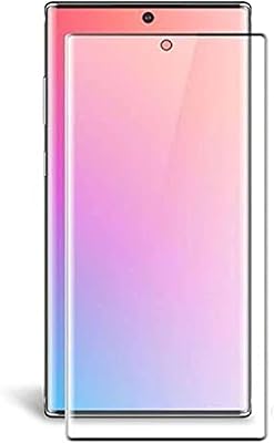 Protecteur d'écran en verre adhésif vert avec bords incurvés 3d pour samsung galaxy