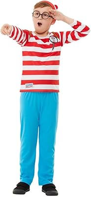 Qui smiffy porte wally ? costume de luxe, multicolore, petit (4-6 ans), 50279s