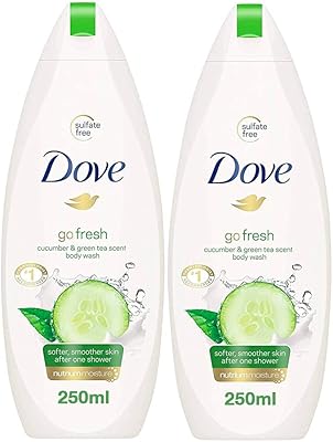 Nettoyant pour le corps dove go fresh concombre et thé vert, 250 ml