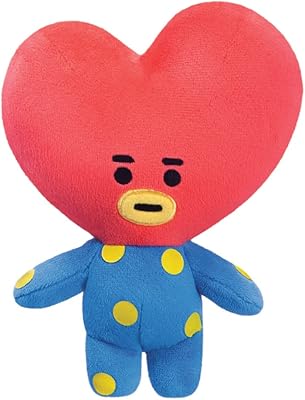 Aurora, 61459, produits officiels bt21, peluche tata, petite, bleue et rouge
