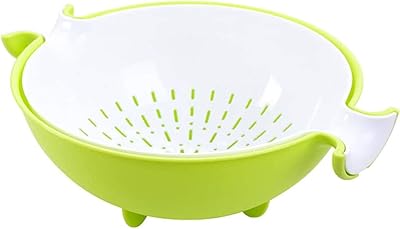 Ensemble de bols et passoire de cuisine 2 en 1 grand bol