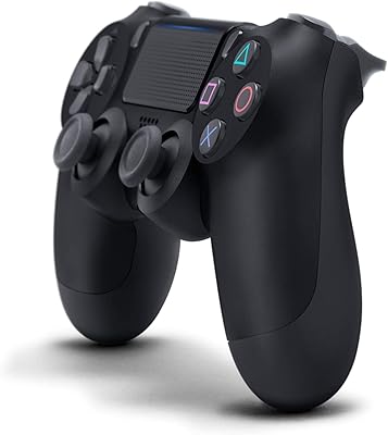 Contrôleur de manette de jeu bluetooth sans fil amj pour sony ps4 (noir)