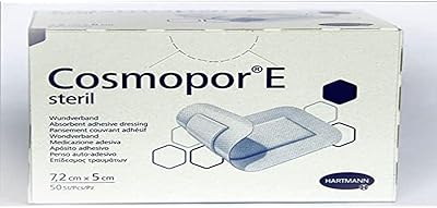 Ruban adhésif stérile hartmann cosmopore e 7,2 x 5 cm 50 pièces