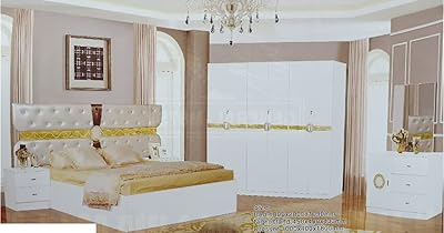 Ensemble de chambre 5 pièces 180 x 200 cm (master king) d'alamir trading