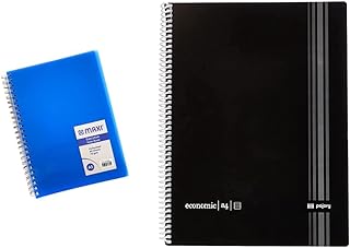 Cahier filaire a5 pp maxi 80 feuilles cahier à spirale polyvalent et économique