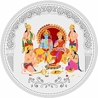 Pièce de monnaie ram darbar color 999, 10 grammes en capsule s 999