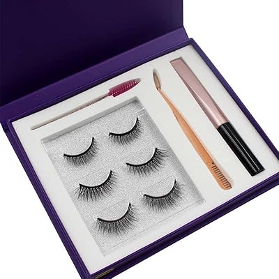 Calibar kit d'eye-liner pour cils magnétiques avec 2 eye-liners spéciaux et pinces