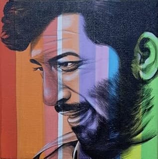 Image d'art sur toile sans cadre par amjad khan pop