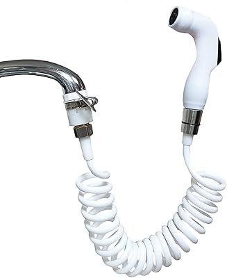 Pure pro - shattaf portable - tuyau spiralé extensible jusqu'à 2 mètres