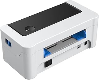 Imprimante d'étiquettes thermique bluetooth, imprimante d'étiquettes d'expédition usb 4x6 haute vitesse, conception à