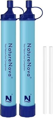 Paquet de 2 pailles de filtre à eau personnel tik tok purificateur