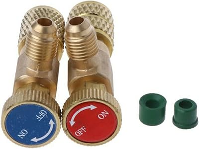 2 pièces adaptateur de climatisation de charge de réfrigération pour r410a r22 1