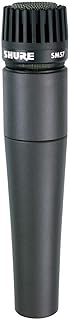 Microphone dynamique cardioïde shure sm57, prêt pour le studio, les enregistrements live