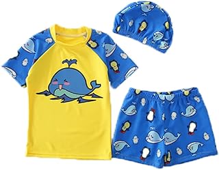 Homie fine maillot de bain multicolore pour enfants garçons et filles avec des motifs de dessins animés et de dinosaures pour garçons et filles rash guard 3 pièces avec bonnet de bain court. Votre centre commercial virtuel au Sénégal : Diaytar