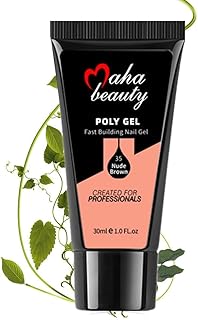 Vernis à ongles acrylique poly gel maha beauty nécessite une lampe