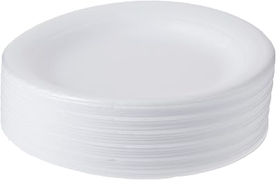 Ensemble de couverts combinés assiettes en mousse, 25 pièces + serviettes + cuillères