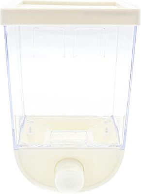 Distributeur de céréales organisateur d'aliments secs récipient mural en plastique transparent frais
