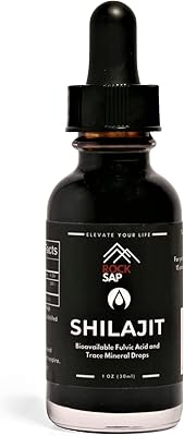 Liquide shilajit biologique acide fulvique naturel 85 oligo-éléments magnésium zinc et plus