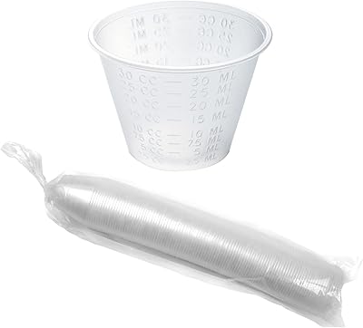 Gobelet à médicaments dynarix 4258 (polyéthylène), 100 pièces, 1 manchon, transparent