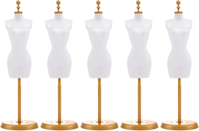 Helvety 5 pièces de robe de poupée en forme tissu plastique détachable modèle mannequin pour robes. Diaytar Sénégal : Le e-commerce qui change la donne