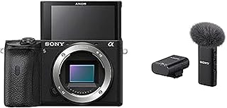 Appareil photo sans miroir sony alpha a6600 avec microphone vlog sans fil sony