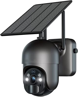 Caméra solaire intelligente ptz 2mp 4g | audio bidirectionnel alerte en temps