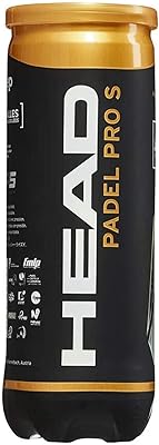 Pack de 3 balles head pedal pro s, 1 paquet, jaune